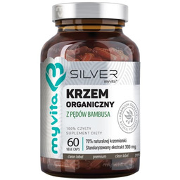 Krzem Organiczny z Pędów Bambusa SILVER PURE, Myvita,