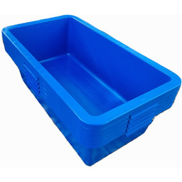 Kastra Pojemnik doniczka na warzywa rośliny niebieska prostokątna