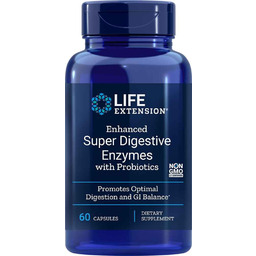 Super Enzymy Trawienne z Probiotykami, 60 kaps.