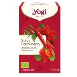 Pikantna Truskawka BIO SPICY STRAWBERRY YOGI - Darmowa