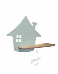 Kinkiet Led House, lampy do pokoju dziecięcego, candellux,