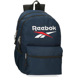 Reebok Boston, Granatowy, Mochila Escolar Doble Compartimento, podwójny