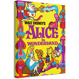 Alicja w Krainie Czarów - obraz na płótnie