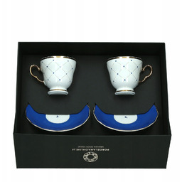 Zestaw filiżanek do kawy Alaska Circus Blue Ćmielów