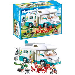 PLAYMOBIL Family Fun 70088 Rodzinne auto kempingowe, ze