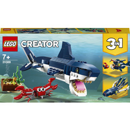 Lego Creator 31088 Morskie stworzenia Rekin Ośmiornica Krab