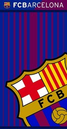 FC Barcelona ręcznik kąpielowy, 100% poliester, 70 x
