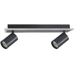 Spot Parma 2 2xGU10 + 1xLED CCT czarny