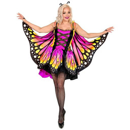 Strój motyl motylek różowy-XL