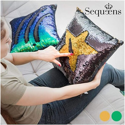 Mamzelle o Poduszka Sequeens magiczna syrena z torebką