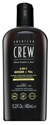 American Crew 3-in-1 Ginger + Tea szampon, odżywka