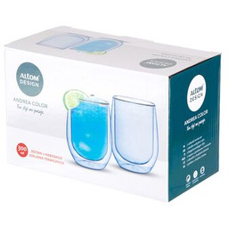 Komplet szklanek Andrea color 300 ml blue