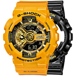 G-SHOCK SET GA-110GB-1AER + BEZEL 10347601 + PASEK