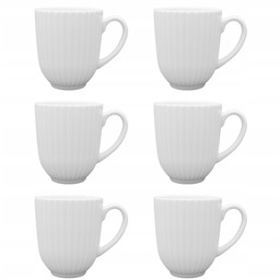 Lubiana Daisy Komplet 6 Kubków 350 ML Biała