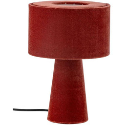 Lampa Stołowa Unknown, czerwony, sypialnia, tkanina tekstylia