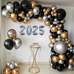 Zestaw balonów do girlandy balonowej na Sylwestra 2025