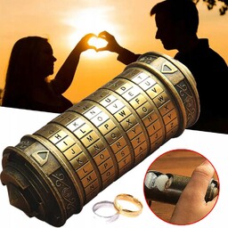Da Vinci Code Cryptex Zamki Metalowe Toys Biżuteria