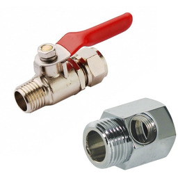 Aquafilter Zestaw przyłącze FT06 + zawór kulowy SEWBV1414