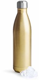 Sagaform Stalowa butelka duża złoto, nylon/A
