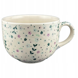 Duża filiżanka, kubek Jambo 550 ml Zielone listki