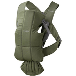 Babybjorn, Mini Woven, Nosidełko, Ciemnozielone