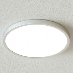 Arcchio Lampa sufitowa LED Solvie, srebrna, okrągła, Ø