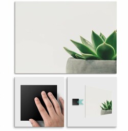 Plakat metalowy kwiat L