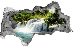 naklejka fototapeta 3D widok Wodospad Krka