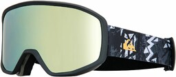okulary snowboardowe męskie QUIKSILVER HARPER Jagged Peak Black/Gold