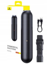 Baseus Przenośny Bezprzewodowy Odkurzacz Samochodowy 4000PA 2000MAH Usb-c