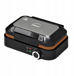 Gofrownica Eldom WA1000 1000 W czarno-srebrna