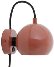 Kinkiet FRANDSEN Ball Magnet, czerwony