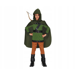 Strój Robin Hood Spodnie Bluzka Zielony 125-135