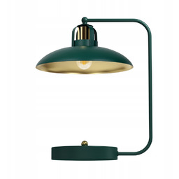 Lampka Biurkowa Felix Zielony Metalowy Klosz 1xE27 45cm