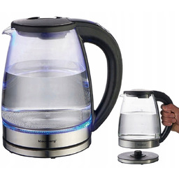 Czajnik Elektryczny Szklany 1.8 L z Regulacją temperatury