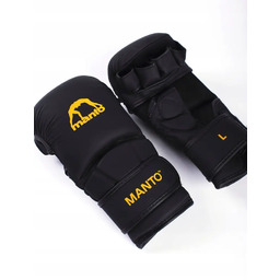 MANTO Rękawice Treningowe Sparringowe Do MMA Essential Czarno-Pomarańczowe