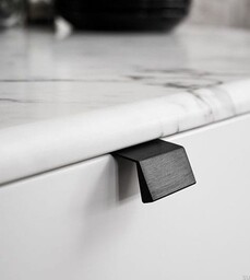 Uchwyt meblowy krawędziowy Bench 20 Aluminiowy Czarny Mat