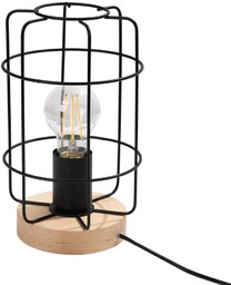Lampka biurkowa GOTTO 1xE27 czarna