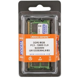 GOODRAM 8GB [1x8GB 1333MHz DDR3 CL9 SODIMM]