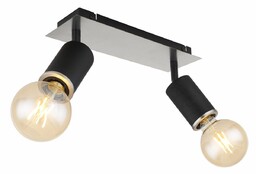 Globo Spot lampa sufitowa Joseba 54032-2B 2-punktowa czarna