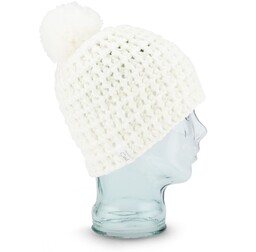czapka zimowa COAL - The Waffle (W) White