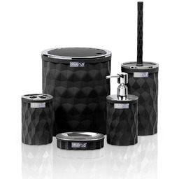 Komplet łazienkowy Diamond zestaw do wc 5 elementów