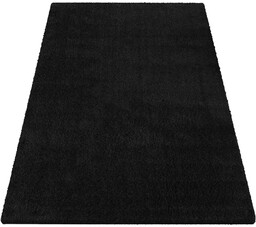 Edinos Puszysty Dywan Czarny Nowoczesny G6-T00