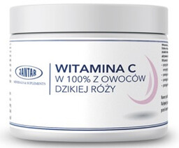 Jantar Witamina C z dzikiej róży w proszku