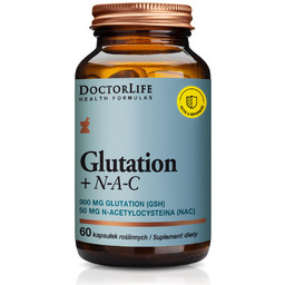 Doctor Life Glutation + N-A-C, 60 kapsułek