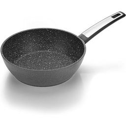 Tescoma I-Premium Stone Patelnia Głęboka, Plastik, Czarny, Ø