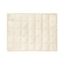 Kołdra puchowa 90% 135x200 Organic całoroczna 900g kremowa