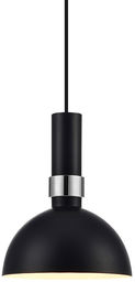 Markslojd lampa wisząca Larry 106861 czarny chrom metalowa