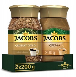 Kawa rozpuszczalna Jacobs Cronat Gold, Crema zestaw 2x