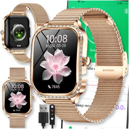 SMARTWATCH WATCH ZEGAREK AMOLED BLUETOOTH ROZMOWY MENU PL